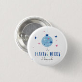 Santorini Musical disco bruid bachelorette Ronde Button 3,2 Cm (Voorkant /achterkant)