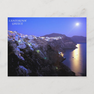 SANTORINI NIGHT BRIEFKAART