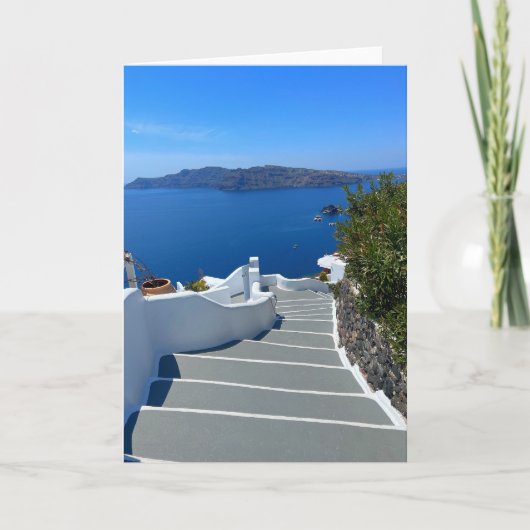 Santorini Oia Greece Fotografie Kaart (Voorkant)