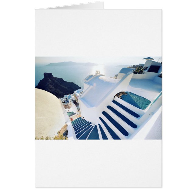 Santorini Oia Steps, Griekenland (Voorkant)