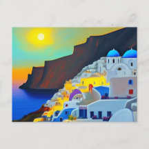 Santorini op Sunset