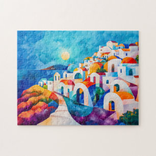 Santorini Pad naar de Zee Legpuzzel