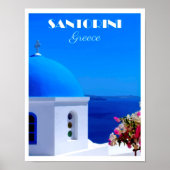  Santorini Poster (Voorkant)