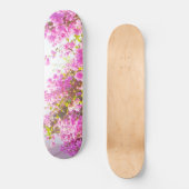 Santorini Roze Bloemdromen #1 #wall #art Skateboard (Voorkant)