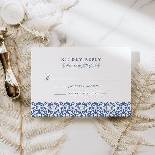 Santorini RSVP-kaart   Lapis RSVP Kaartje