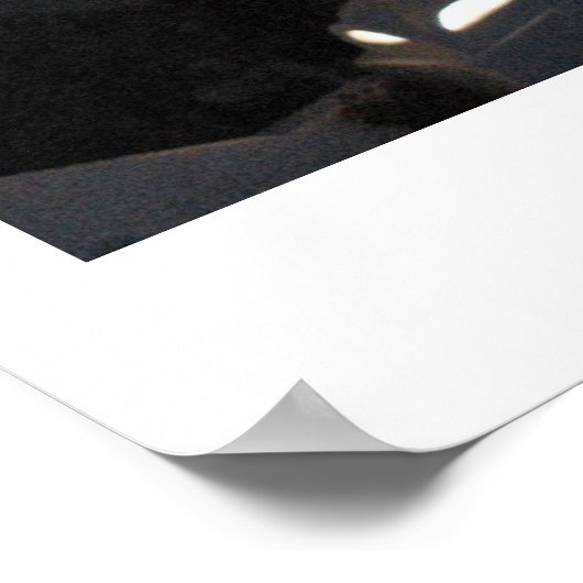 Santorini 's nachts poster (Hoek)