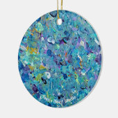 Santorini Seaglass Ornament (Links)