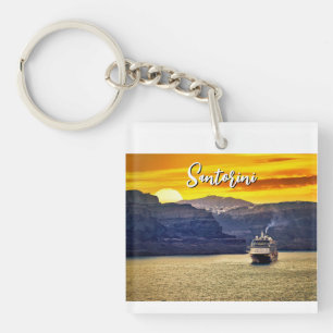 Santorini Sleutelhanger