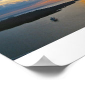 Santorini Sunset 2 Canvas Poster (Hoek)