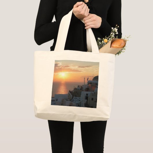Santorini Sunset Jumbo Tas (Voorkant (product))