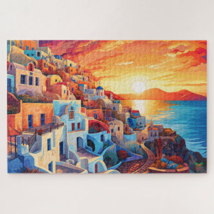 🌅Santorini Sunset Stroll Legpuzzel
