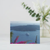 Santorini Waters Briefkaart (Staand voorkant)