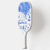 Santorini Waterverf Griekenland Pickleball Paddle (Links)