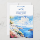 Santorini Wedding Kaart (Voorkant)