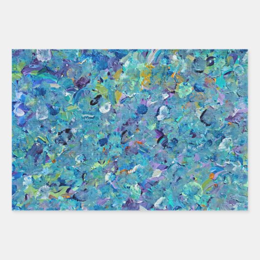 Santorini Zee Glass Wrapping Paper (Voorkant 2)