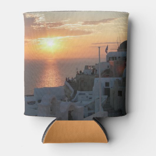 Santorini Zonsondergang Koelbox Blikjeskoeler (Voorkant)