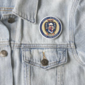 Santorum 2012 retro design ronde button 5,7 cm (In situ)