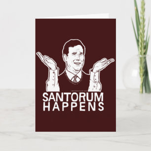 Santorum gebeurt Kaart