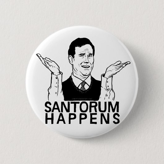 Santorum is Button (Voorkant)