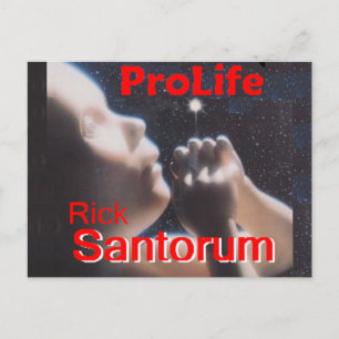 Santorum ProLife Briefkaart