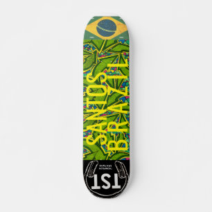 SANTOS BRAZILIË Skateboard, 7 ¾" Deck Skateboard
