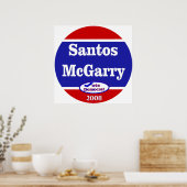 Santos McGarry 2008 Poster (Keuken)