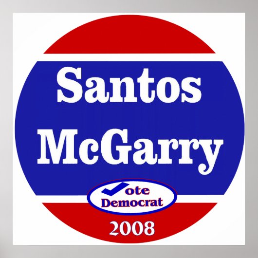 Santos McGarry 2008 Poster (Voorkant)