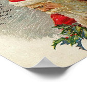  Sants Kerstmis St. Nick Card Poster (Hoek)