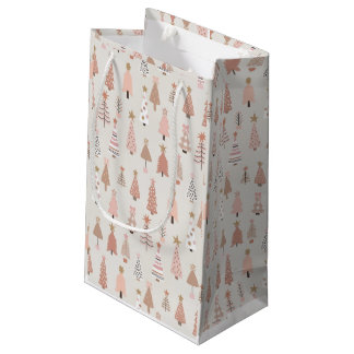 Sao Cadeau Sapin Noël Rose Scandinave Klein Cadeauzakje