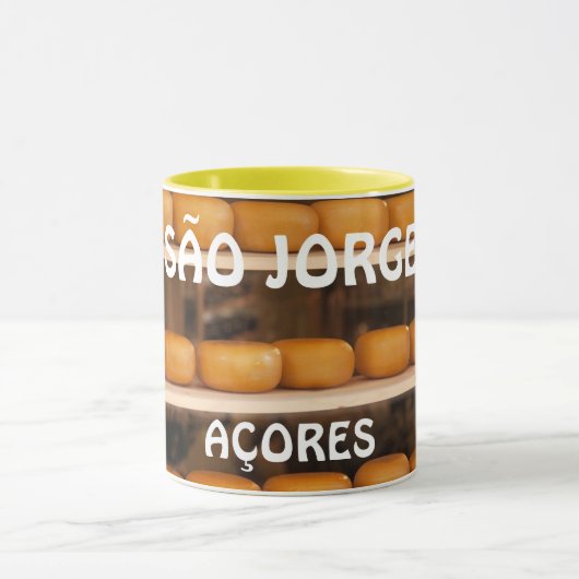 Sao Jorge Azores Cheese Cup Mok (Midden)