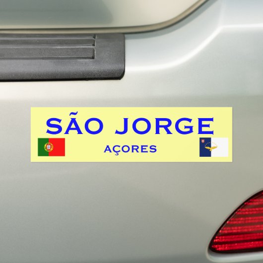 Sao Jorge Bumper Sticker (En voiture)