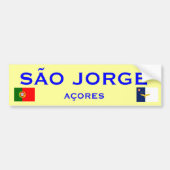 Sao Jorge Bumper Sticker (Devant)