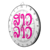 Sao Lao ✿ Lady Lao ✿ Laos/Laotiaanse taal Dartbord (Voorkant Rechts)