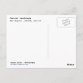 Sao Miguel, Azoren Briefkaart (Achterkant)