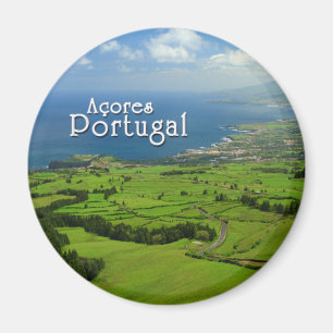 Sao Miguel groen landschap Magneet