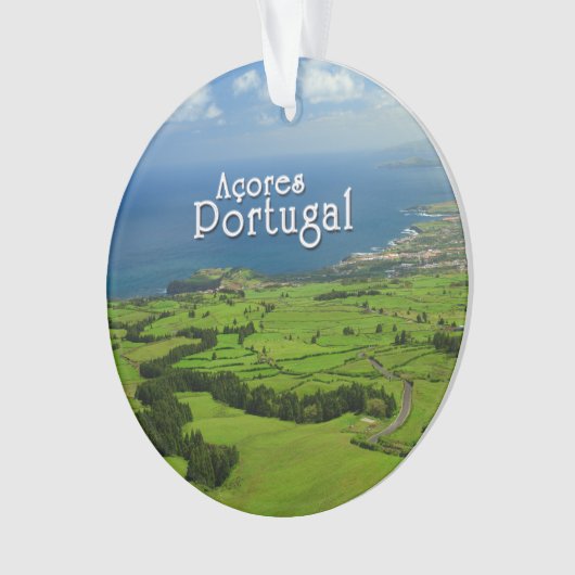 Sao Miguel groen landschap Ornament (voorkant)