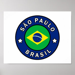 São Paulo Brasil Poster