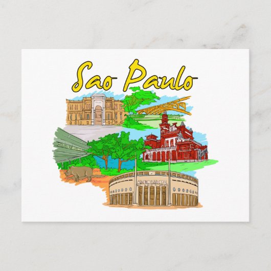 Sao Paulo - Brazilië.png Briefkaart (Voorkant)