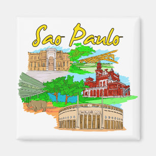 Sao Paulo - Brazilië.png Magneet