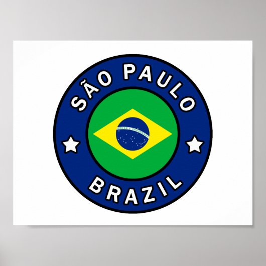 São Paulo Brazilië Poster (Voorkant)
