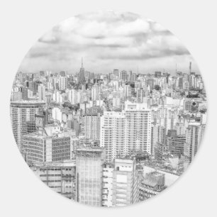 Sao Paulo, Brazilië Ronde Sticker