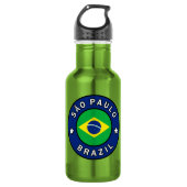São Paulo Brazilië Waterfles (Voorkant)
