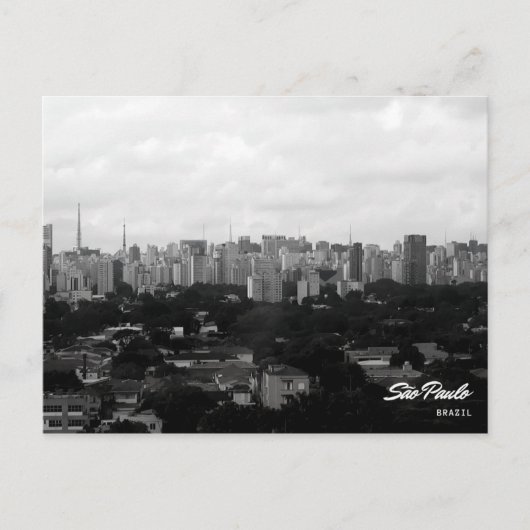 São Paulo Briefkaart (Voorkant)