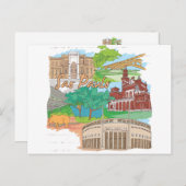 Sao Paulo Briefkaart (Voorkant / Achterkant)