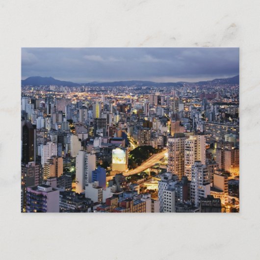 Sao Paulo Cityscape 2 Briefkaart (Voorkant)
