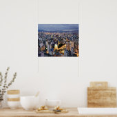 Sao Paulo Cityscape 2 Poster (Keuken)