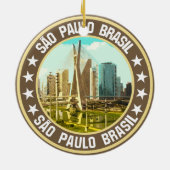 São Paulo Keramisch Ornament (Achterkant)