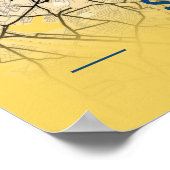 Sao Paulo - parkstadskaart Poster (Hoek)