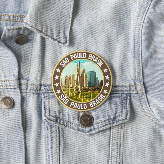 São Paulo Ronde Button 7,6 Cm (In situ)