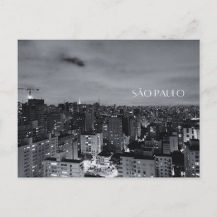 São Paulo - stedelijke stad Briefkaart